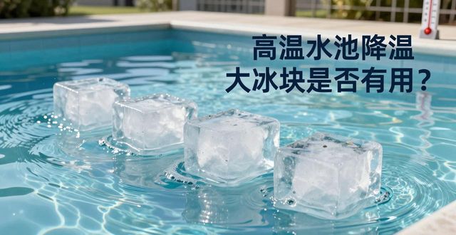 南昌高温水池降温大冰块，到底管不管用？